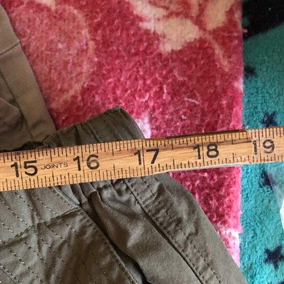 RSQ Olive military green fluffy cargo pants with zipper XXLarge - Picture 9 of 13